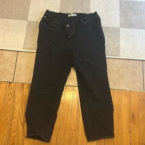 Abercrombie Jeans with Criss-Cross Button Closure